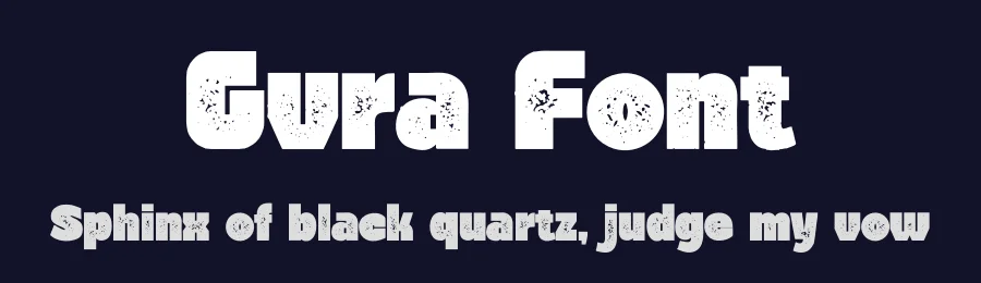 Gvra Font by mhdafifersya — Display Font — thumbnail 2