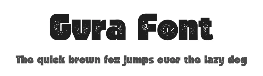 Gvra Font by mhdafifersya — Display Font