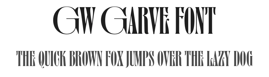 GW Garve Font by GoodwheelStudio — Decorative Font