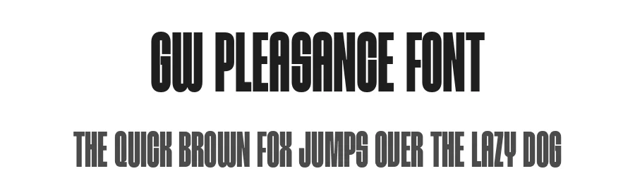 GW Pleasance Font by GoodwheelStudio — Display Font