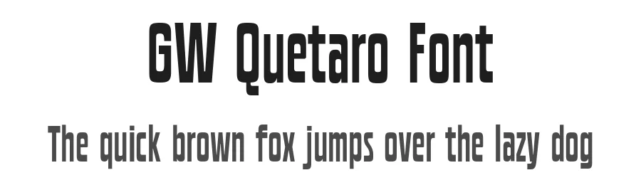 GW Quetaro Font by GoodwheelStudio — Sans Serif Font