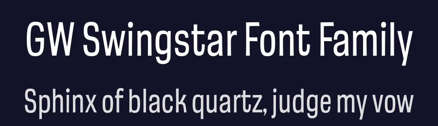 GW Swingstar Font Family by Goodwheel Studio — Display Font — thumbnail 2