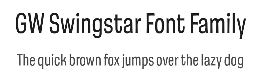 GW Swingstar Font Family by Goodwheel Studio — Display Font