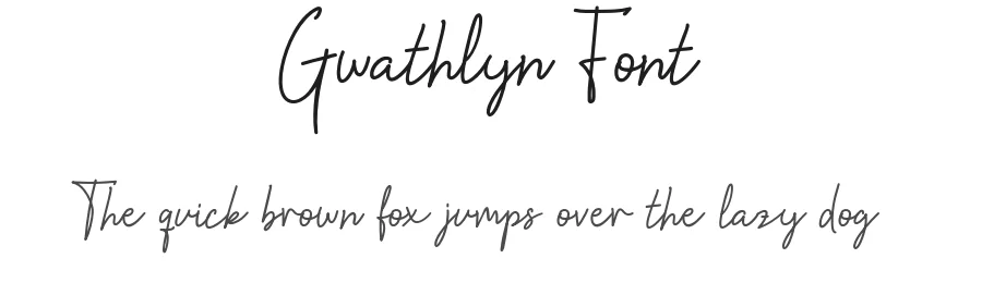 Gwathlyn Font by Lettertype Studio — Script Handwritten Font