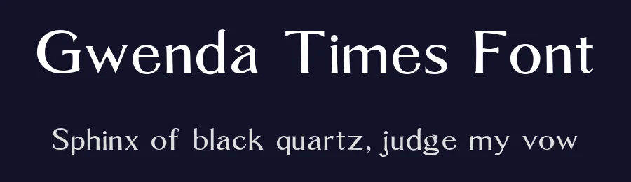 Gwenda Times Font by Mofr 24 — Serif Font — thumbnail 2