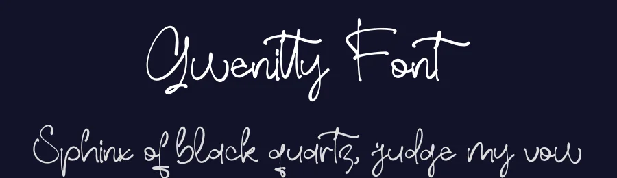 Gwenitty Font by letterfabric — Script Handwritten Font — thumbnail 2