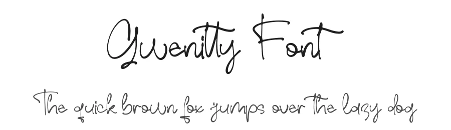 Gwenitty Font by letterfabric — Script Handwritten Font