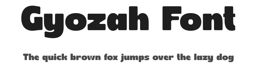 Gyozah Font by Rautan Studio — Sans Serif Font