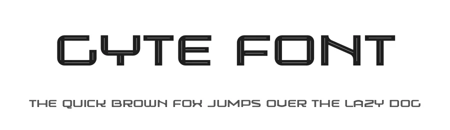 Gyte Font by mhdafifersya — Display Font
