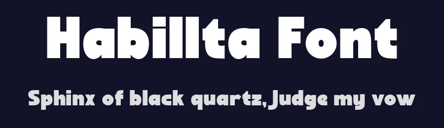 Habillta Font by madeDeduk — Display Font — thumbnail 2