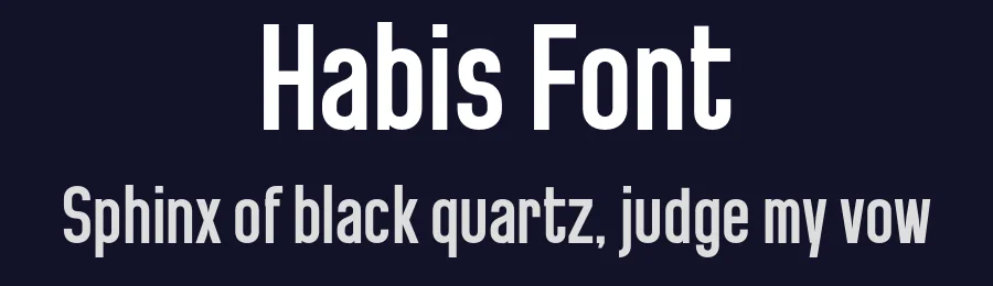 Habis Font by wepfont — Sans Serif Font — thumbnail 2
