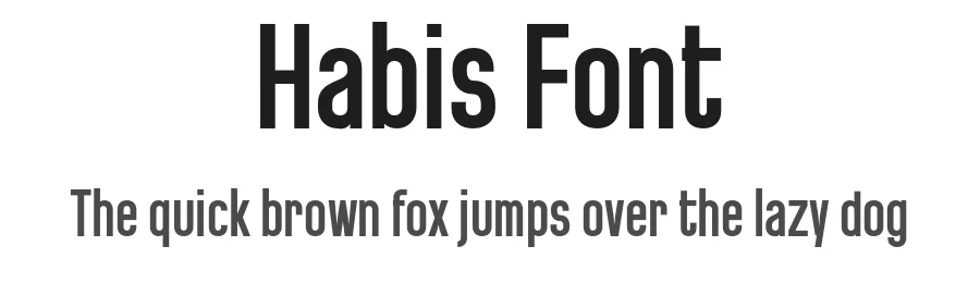 Habis Font by wepfont — Sans Serif Font