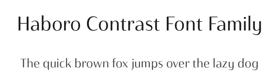Haboro Contrast Font Family by Insigne Design — Sans Serif Font