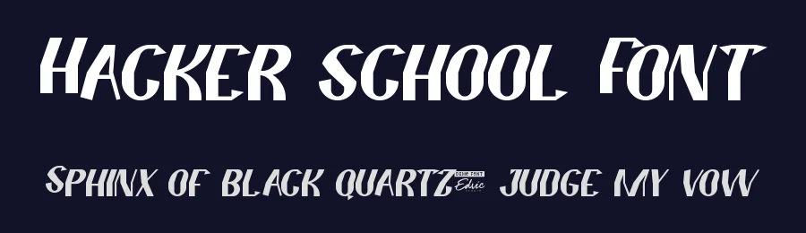 Hacker school Font by edricstudio — Display Font — thumbnail 2