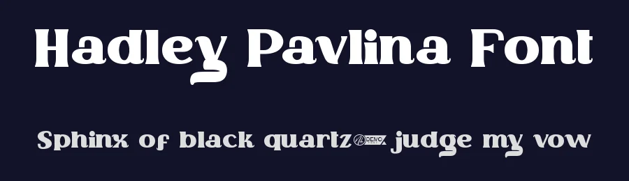 Hadley Pavlina Font by nihstudio — Display Font — thumbnail 2