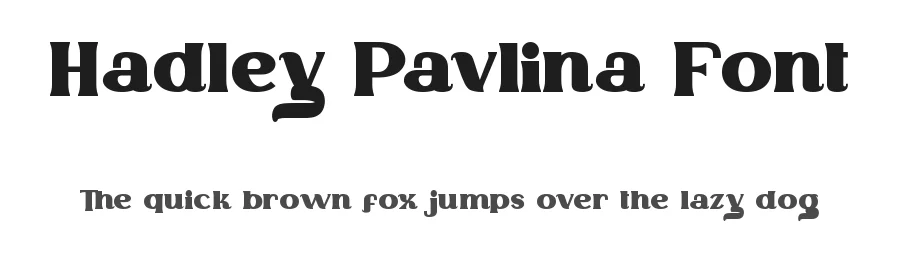 Hadley Pavlina Font by nihstudio — Display Font