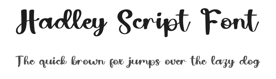 Hadley Script Font by inermediaSTUDIO — Script Handwritten Font