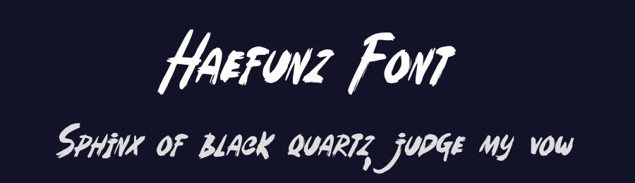 Haefunz Font by Dhabee — Script Handwritten Font — thumbnail 2