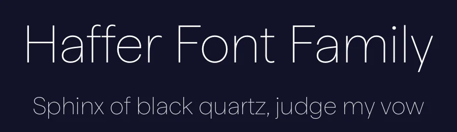 Haffer Font Family by Displaay — Sans Serif Font — thumbnail 2