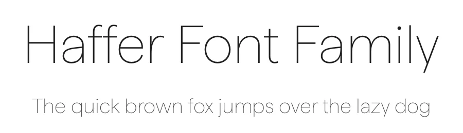 Haffer Font Family by Displaay — Sans Serif Font