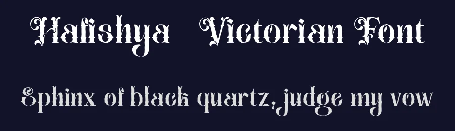 Hafishya – Victorian Font by TypeClassHeroes — Display Font — thumbnail 2