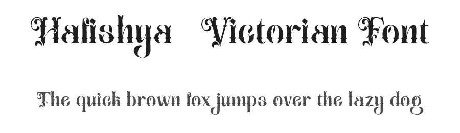 Hafishya – Victorian Font by TypeClassHeroes — Display Font