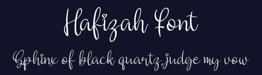 Hafizah Font by perspectype — Script Handwritten Font — thumbnail 2