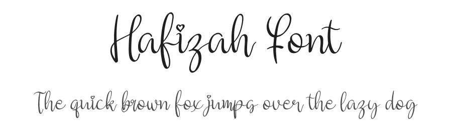 Hafizah Font by perspectype — Script Handwritten Font