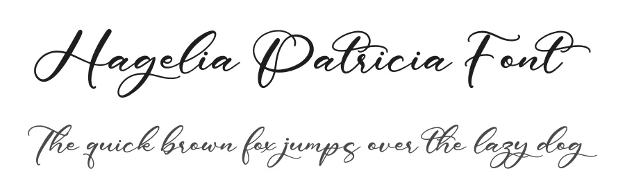 Hagelia Patricia Font by letterfabric — Script Handwritten Font