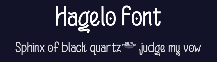 Hagelo Font by majelis art — Decorative Font — thumbnail 2