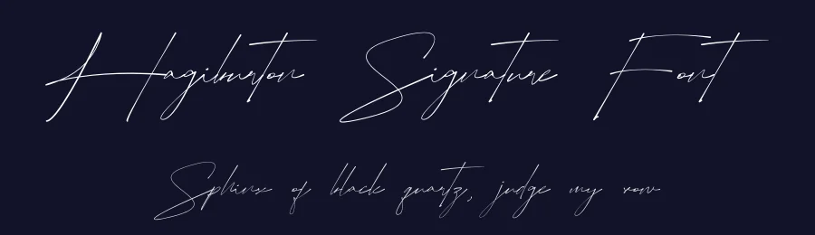 Hagiburton Signature Font by jadatype — Script Handwritten Font — thumbnail 2