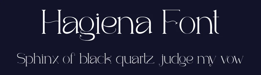 Hagiena Font by Muksal Creative — Serif Font — thumbnail 2