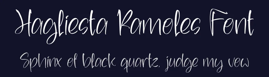 Hagliesta Ramoles Font by letterfabric — Script Handwritten Font — thumbnail 2