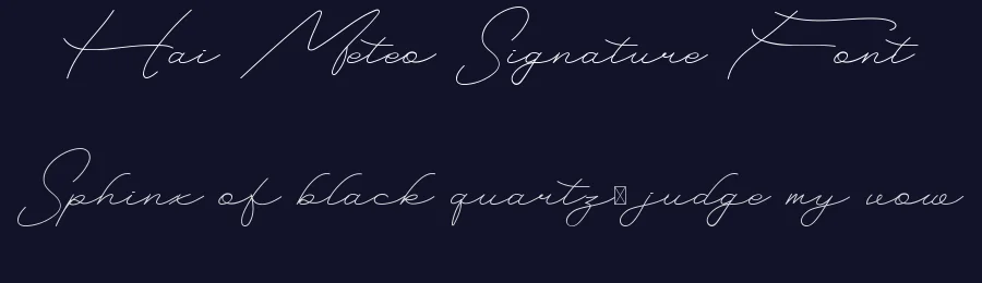 Hai Meteo Signature Font by nihstudio — Script Handwritten Font — thumbnail 2