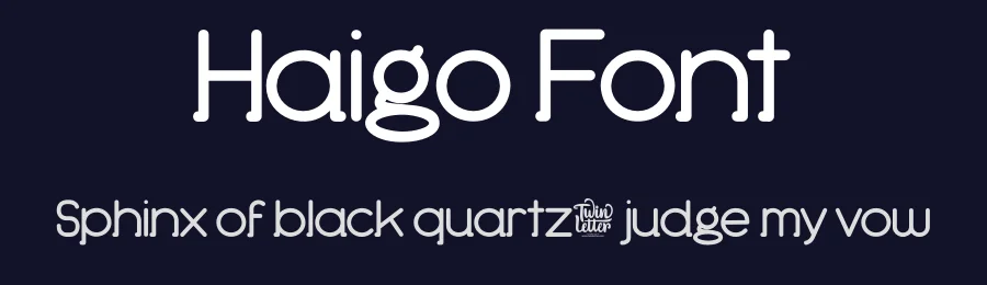 Haigo Font by twinletter — Sans Serif Font — thumbnail 2