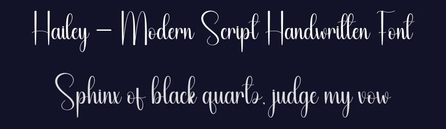 Hailey – Modern Script Handwritten Font by andikastudio — Script Handwritten Font — thumbnail 2