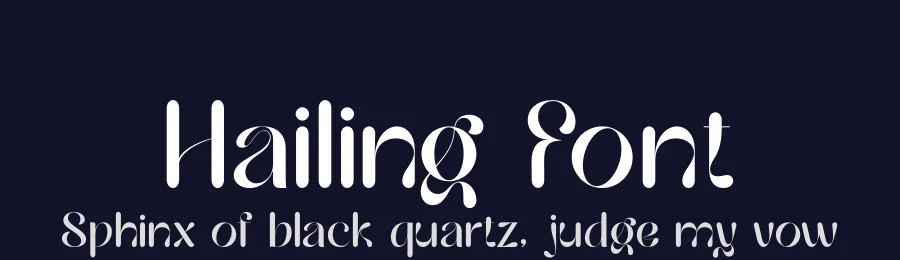 Hailing Font by zaaintype — Sans Serif Font — thumbnail 2