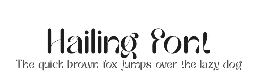 Hailing Font by zaaintype — Sans Serif Font