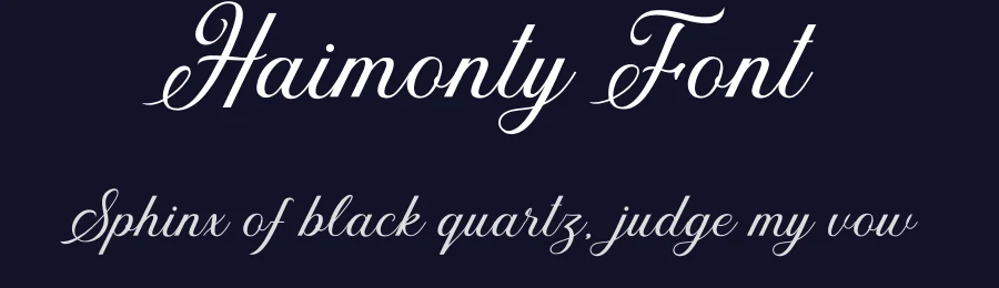 Haimonty Font by Rantautype — Script Handwritten Font — thumbnail 2