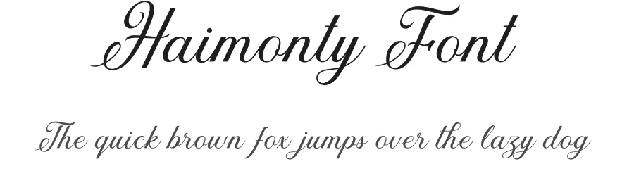 Haimonty Font by Rantautype — Script Handwritten Font