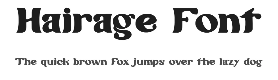 Hairage Font by Arendxstudio — Display Font