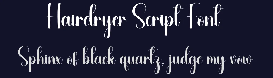 Hairdryer Script Font by andikastudio — Script Handwritten Font — thumbnail 2