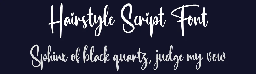 Hairstyle Script Font by creativeletter — Script Handwritten Font — thumbnail 2