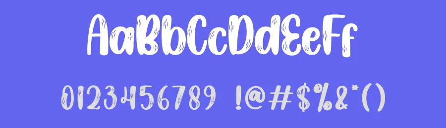 Hairy Display Font by creativeletter — Display Font — thumbnail 3
