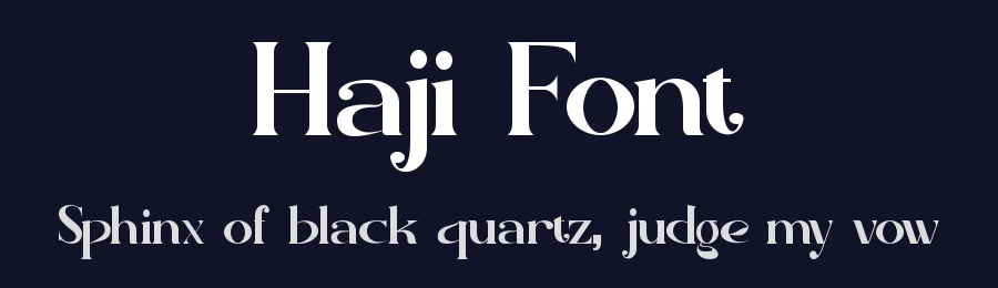 Haji Font by Letternesia studio — Serif Font — thumbnail 2