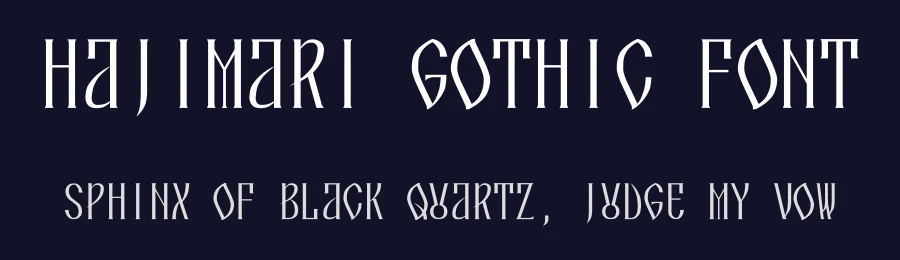 Hajimari Gothic Font by daredemotypo — Display Font — thumbnail 2