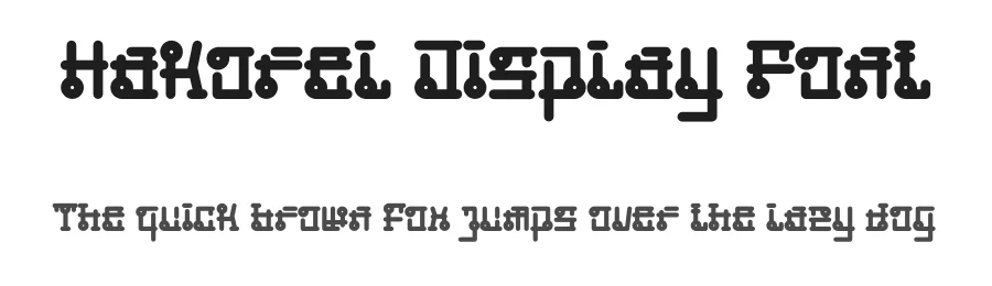 Hakorel Display Font by Dhabee — Decorative Font