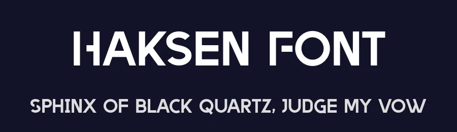 Haksen Font by Vultype Co. — Sans Serif Font — thumbnail 2