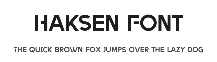 Haksen Font by Vultype Co. — Sans Serif Font