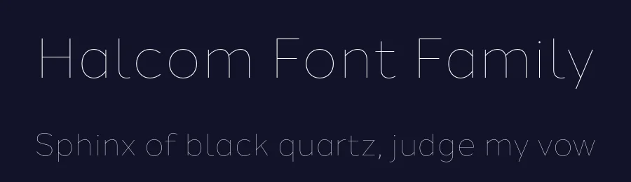 Halcom Font Family by The Northern Block — Sans Serif Font — thumbnail 2